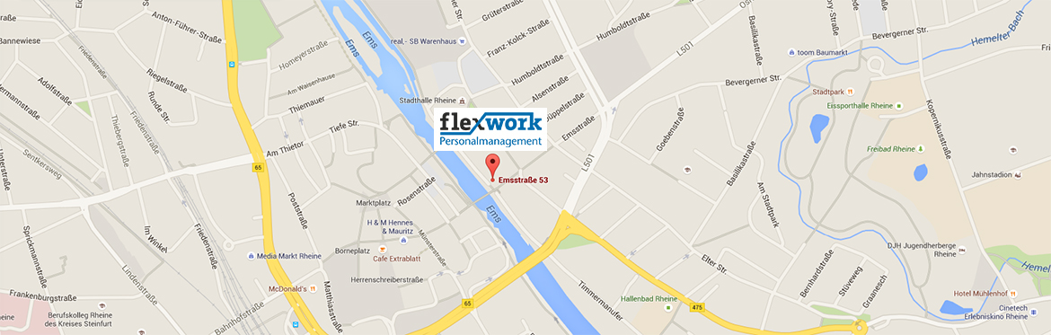 contact us flexwork map